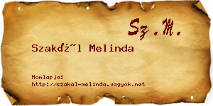 Szakál Melinda névjegykártya